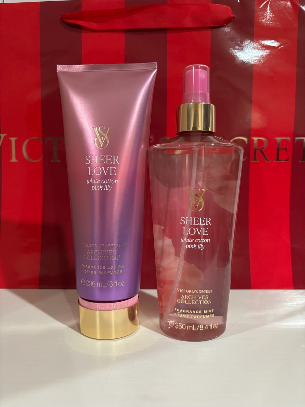 Victoria Secret Sheer Love Set